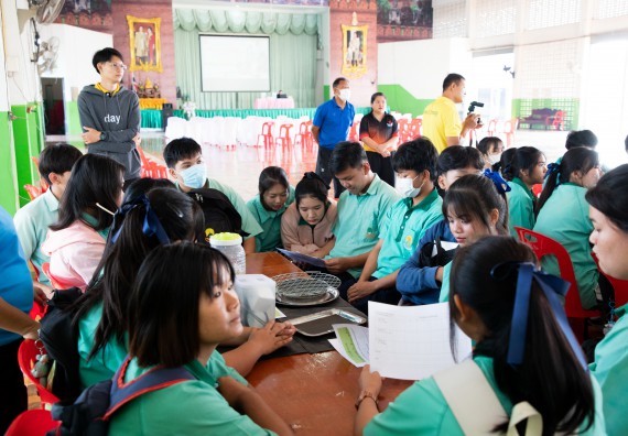 ภาพกิจกรรม คณะวิทยาศาสตร์และเทคโนโลยี จัดค่ายวิทยาศาสตร์สัญจร ปีการศึกษา 2566 ให้กับนักเรียนระดับชั้นมัธยมศึกษาตอนปลาย โรงเรียนโค้งไผ่วิทยา