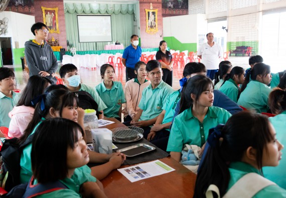 ภาพกิจกรรม คณะวิทยาศาสตร์และเทคโนโลยี จัดค่ายวิทยาศาสตร์สัญจร ปีการศึกษา 2566 ให้กับนักเรียนระดับชั้นมัธยมศึกษาตอนปลาย โรงเรียนโค้งไผ่วิทยา