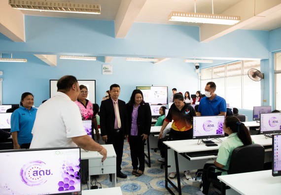 ภาพกิจกรรม คณะวิทยาศาสตร์และเทคโนโลยี จัดค่ายวิทยาศาสตร์สัญจร ปีการศึกษา 2566 ให้กับนักเรียนระดับชั้นมัธยมศึกษาตอนปลาย โรงเรียนโค้งไผ่วิทยา