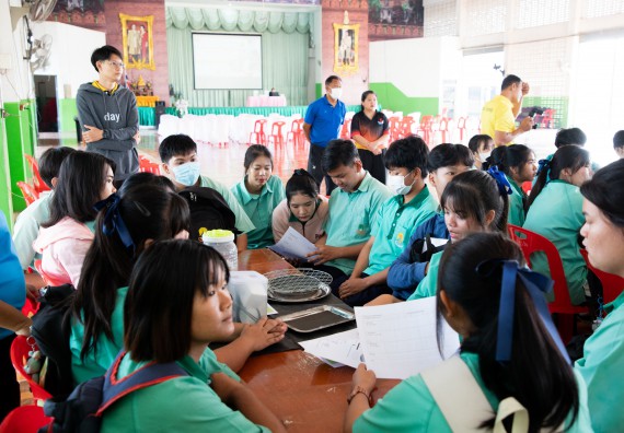 ภาพกิจกรรม คณะวิทยาศาสตร์และเทคโนโลยี จัดค่ายวิทยาศาสตร์สัญจร ปีการศึกษา 2566 ให้กับนักเรียนระดับชั้นมัธยมศึกษาตอนปลาย โรงเรียนโค้งไผ่วิทยา