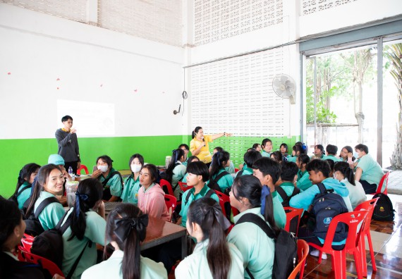 ภาพกิจกรรม คณะวิทยาศาสตร์และเทคโนโลยี จัดค่ายวิทยาศาสตร์สัญจร ปีการศึกษา 2566 ให้กับนักเรียนระดับชั้นมัธยมศึกษาตอนปลาย โรงเรียนโค้งไผ่วิทยา