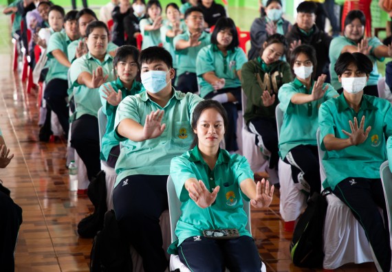 ภาพกิจกรรม คณะวิทยาศาสตร์และเทคโนโลยี จัดค่ายวิทยาศาสตร์สัญจร ปีการศึกษา 2566 ให้กับนักเรียนระดับชั้นมัธยมศึกษาตอนปลาย โรงเรียนโค้งไผ่วิทยา