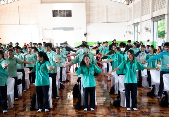 ภาพกิจกรรม คณะวิทยาศาสตร์และเทคโนโลยี จัดค่ายวิทยาศาสตร์สัญจร ปีการศึกษา 2566 ให้กับนักเรียนระดับชั้นมัธยมศึกษาตอนปลาย โรงเรียนโค้งไผ่วิทยา