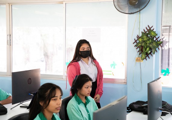 ภาพกิจกรรม คณะวิทยาศาสตร์และเทคโนโลยี จัดค่ายวิทยาศาสตร์สัญจร ปีการศึกษา 2566 ให้กับนักเรียนระดับชั้นมัธยมศึกษาตอนปลาย โรงเรียนโค้งไผ่วิทยา