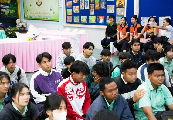 ภาพกิจกรรม คณะวิทยาศาสตร์และเทคโนโลยี จัดค่ายวิทยาศาสตร์สัญจร ปีการศึกษา 2566 ให้กับนักเรียนระดับชั้นมัธยมศึกษาตอนปลาย โรงเรียนโค้งไผ่วิทยา