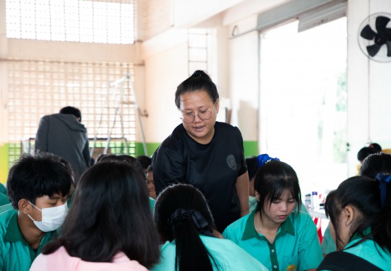 ภาพกิจกรรม คณะวิทยาศาสตร์และเทคโนโลยี จัดค่ายวิทยาศาสตร์สัญจร ปีการศึกษา 2566 ให้กับนักเรียนระดับชั้นมัธยมศึกษาตอนปลาย โรงเรียนโค้งไผ่วิทยา