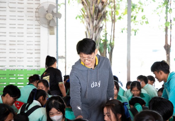 ภาพกิจกรรม คณะวิทยาศาสตร์และเทคโนโลยี จัดค่ายวิทยาศาสตร์สัญจร ปีการศึกษา 2566 ให้กับนักเรียนระดับชั้นมัธยมศึกษาตอนปลาย โรงเรียนโค้งไผ่วิทยา