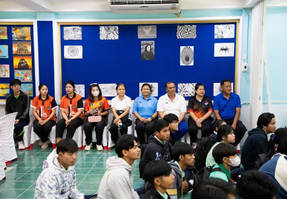 ภาพกิจกรรม คณะวิทยาศาสตร์และเทคโนโลยี จัดค่ายวิทยาศาสตร์สัญจร ปีการศึกษา 2566 ให้กับนักเรียนระดับชั้นมัธยมศึกษาตอนปลาย โรงเรียนโค้งไผ่วิทยา