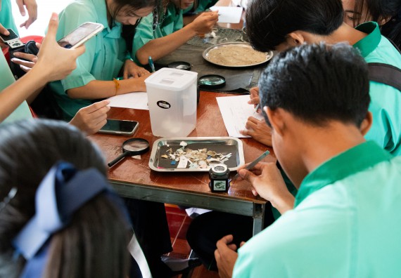 ภาพกิจกรรม คณะวิทยาศาสตร์และเทคโนโลยี จัดค่ายวิทยาศาสตร์สัญจร ปีการศึกษา 2566 ให้กับนักเรียนระดับชั้นมัธยมศึกษาตอนปลาย โรงเรียนโค้งไผ่วิทยา