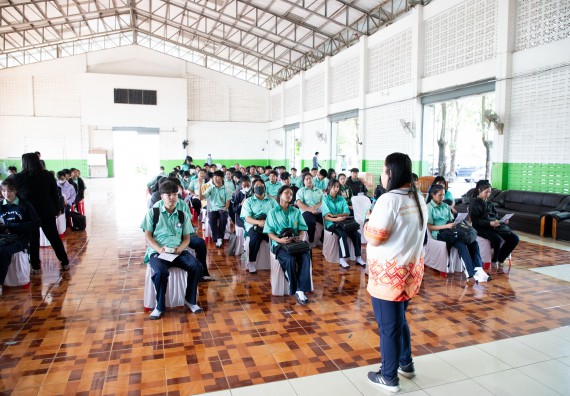 ภาพกิจกรรม คณะวิทยาศาสตร์และเทคโนโลยี จัดค่ายวิทยาศาสตร์สัญจร ปีการศึกษา 2566 ให้กับนักเรียนระดับชั้นมัธยมศึกษาตอนปลาย โรงเรียนโค้งไผ่วิทยา