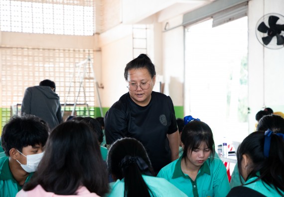 ภาพกิจกรรม คณะวิทยาศาสตร์และเทคโนโลยี จัดค่ายวิทยาศาสตร์สัญจร ปีการศึกษา 2566 ให้กับนักเรียนระดับชั้นมัธยมศึกษาตอนปลาย โรงเรียนโค้งไผ่วิทยา