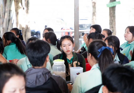 ภาพกิจกรรม คณะวิทยาศาสตร์และเทคโนโลยี จัดค่ายวิทยาศาสตร์สัญจร ปีการศึกษา 2566 ให้กับนักเรียนระดับชั้นมัธยมศึกษาตอนปลาย โรงเรียนโค้งไผ่วิทยา