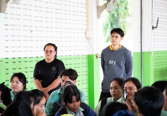 ภาพกิจกรรม คณะวิทยาศาสตร์และเทคโนโลยี จัดค่ายวิทยาศาสตร์สัญจร ปีการศึกษา 2566 ให้กับนักเรียนระดับชั้นมัธยมศึกษาตอนปลาย โรงเรียนโค้งไผ่วิทยา