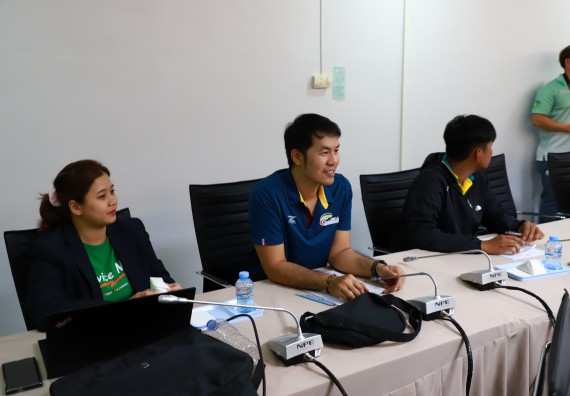 ภาพกิจกรรม  กองกลาง สำนักงานอธิการบดี และ คณะวิทยาศาสตร์และเทคโนโลยี ร่วมกันจัดการความรู้ แลกเปลี่ยนเรียนรู้ การพัฒนางานบริการและกำหนดแนวปฏิบัติร่วมกัน ตามนโยบายด้านการบริหารจัดการสิ่งแวดล้อมที่ยั่งยืน