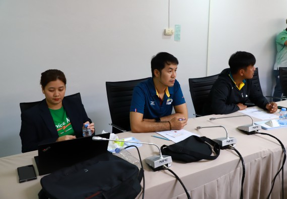 ภาพกิจกรรม  กองกลาง สำนักงานอธิการบดี และ คณะวิทยาศาสตร์และเทคโนโลยี ร่วมกันจัดการความรู้ แลกเปลี่ยนเรียนรู้ การพัฒนางานบริการและกำหนดแนวปฏิบัติร่วมกัน ตามนโยบายด้านการบริหารจัดการสิ่งแวดล้อมที่ยั่งยืน