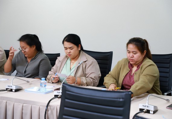 ภาพกิจกรรม  กองกลาง สำนักงานอธิการบดี และ คณะวิทยาศาสตร์และเทคโนโลยี ร่วมกันจัดการความรู้ แลกเปลี่ยนเรียนรู้ การพัฒนางานบริการและกำหนดแนวปฏิบัติร่วมกัน ตามนโยบายด้านการบริหารจัดการสิ่งแวดล้อมที่ยั่งยืน