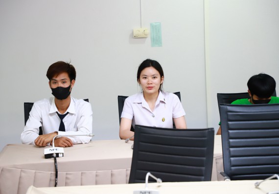 ภาพกิจกรรม  กองกลาง สำนักงานอธิการบดี และ คณะวิทยาศาสตร์และเทคโนโลยี ร่วมกันจัดการความรู้ แลกเปลี่ยนเรียนรู้ การพัฒนางานบริการและกำหนดแนวปฏิบัติร่วมกัน ตามนโยบายด้านการบริหารจัดการสิ่งแวดล้อมที่ยั่งยืน