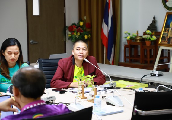 ภาพกิจกรรม  กองกลาง สำนักงานอธิการบดี และ คณะวิทยาศาสตร์และเทคโนโลยี ร่วมกันจัดการความรู้ แลกเปลี่ยนเรียนรู้ การพัฒนางานบริการและกำหนดแนวปฏิบัติร่วมกัน ตามนโยบายด้านการบริหารจัดการสิ่งแวดล้อมที่ยั่งยืน