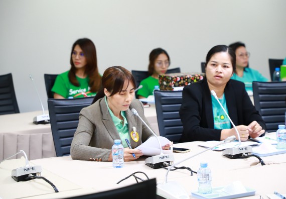 ภาพกิจกรรม  กองกลาง สำนักงานอธิการบดี และ คณะวิทยาศาสตร์และเทคโนโลยี ร่วมกันจัดการความรู้ แลกเปลี่ยนเรียนรู้ การพัฒนางานบริการและกำหนดแนวปฏิบัติร่วมกัน ตามนโยบายด้านการบริหารจัดการสิ่งแวดล้อมที่ยั่งยืน