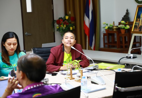 ภาพกิจกรรม  กองกลาง สำนักงานอธิการบดี และ คณะวิทยาศาสตร์และเทคโนโลยี ร่วมกันจัดการความรู้ แลกเปลี่ยนเรียนรู้ การพัฒนางานบริการและกำหนดแนวปฏิบัติร่วมกัน ตามนโยบายด้านการบริหารจัดการสิ่งแวดล้อมที่ยั่งยืน