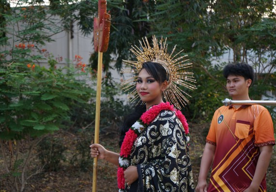 ภาพกิจกรรม  คณะวิทยาศาสตร์และเทคโนโลยี จัดโครงการส่งเสริมกีฬาสานสัมพันธ์ อนุรักษ์ ศิลปวัฒนธรรมและภูมิปัญญา กิจกรรมกีฬาสานสัมพันธ์ ปลาบึกเกมส์