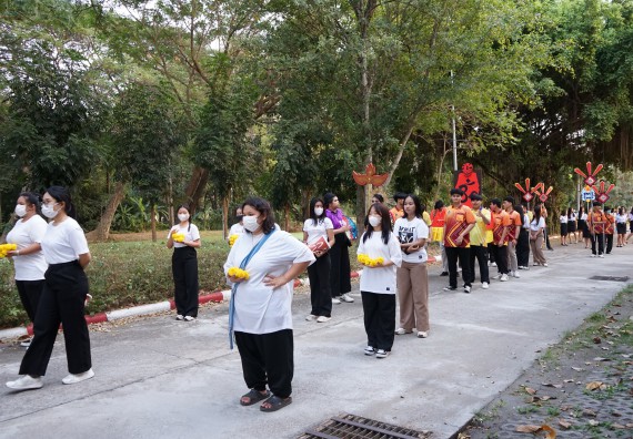 ภาพกิจกรรม  คณะวิทยาศาสตร์และเทคโนโลยี จัดโครงการส่งเสริมกีฬาสานสัมพันธ์ อนุรักษ์ ศิลปวัฒนธรรมและภูมิปัญญา กิจกรรมกีฬาสานสัมพันธ์ ปลาบึกเกมส์