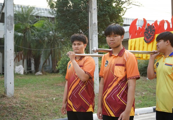 ภาพกิจกรรม  คณะวิทยาศาสตร์และเทคโนโลยี จัดโครงการส่งเสริมกีฬาสานสัมพันธ์ อนุรักษ์ ศิลปวัฒนธรรมและภูมิปัญญา กิจกรรมกีฬาสานสัมพันธ์ ปลาบึกเกมส์