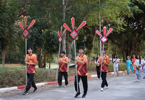 ภาพกิจกรรม  คณะวิทยาศาสตร์และเทคโนโลยี จัดโครงการส่งเสริมกีฬาสานสัมพันธ์ อนุรักษ์ ศิลปวัฒนธรรมและภูมิปัญญา กิจกรรมกีฬาสานสัมพันธ์ ปลาบึกเกมส์