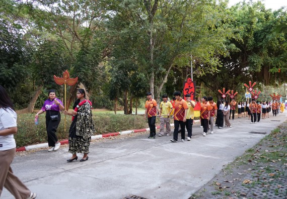 ภาพกิจกรรม  คณะวิทยาศาสตร์และเทคโนโลยี จัดโครงการส่งเสริมกีฬาสานสัมพันธ์ อนุรักษ์ ศิลปวัฒนธรรมและภูมิปัญญา กิจกรรมกีฬาสานสัมพันธ์ ปลาบึกเกมส์