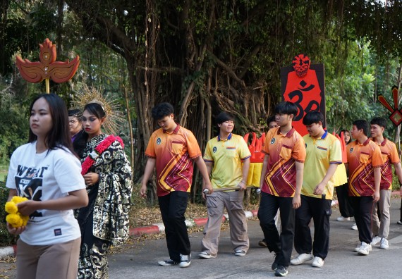 ภาพกิจกรรม  คณะวิทยาศาสตร์และเทคโนโลยี จัดโครงการส่งเสริมกีฬาสานสัมพันธ์ อนุรักษ์ ศิลปวัฒนธรรมและภูมิปัญญา กิจกรรมกีฬาสานสัมพันธ์ ปลาบึกเกมส์