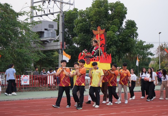 ภาพกิจกรรม  คณะวิทยาศาสตร์และเทคโนโลยี จัดโครงการส่งเสริมกีฬาสานสัมพันธ์ อนุรักษ์ ศิลปวัฒนธรรมและภูมิปัญญา กิจกรรมกีฬาสานสัมพันธ์ ปลาบึกเกมส์