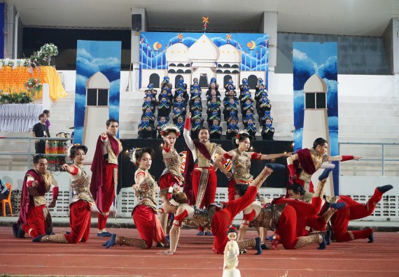 ภาพกิจกรรม  คณะวิทยาศาสตร์และเทคโนโลยี จัดโครงการส่งเสริมกีฬาสานสัมพันธ์ อนุรักษ์ ศิลปวัฒนธรรมและภูมิปัญญา กิจกรรมกีฬาสานสัมพันธ์ ปลาบึกเกมส์