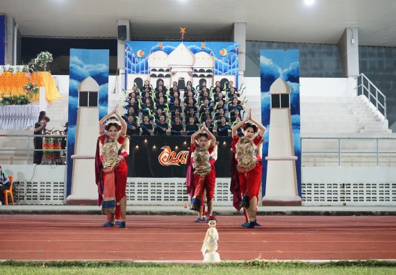 ภาพกิจกรรม  คณะวิทยาศาสตร์และเทคโนโลยี จัดโครงการส่งเสริมกีฬาสานสัมพันธ์ อนุรักษ์ ศิลปวัฒนธรรมและภูมิปัญญา กิจกรรมกีฬาสานสัมพันธ์ ปลาบึกเกมส์