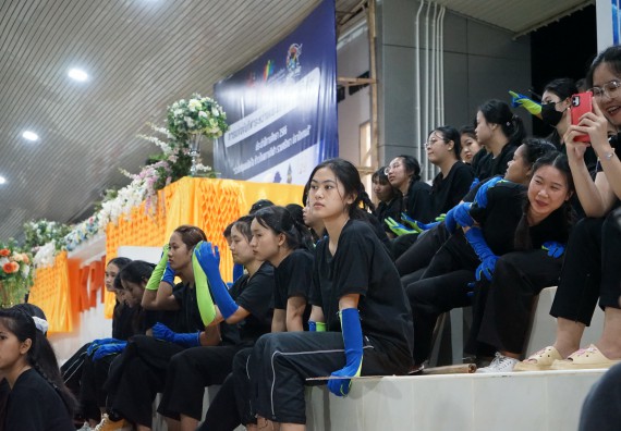 ภาพกิจกรรม  คณะวิทยาศาสตร์และเทคโนโลยี จัดโครงการส่งเสริมกีฬาสานสัมพันธ์ อนุรักษ์ ศิลปวัฒนธรรมและภูมิปัญญา กิจกรรมกีฬาสานสัมพันธ์ ปลาบึกเกมส์