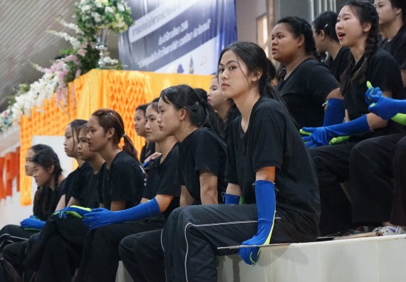 ภาพกิจกรรม  คณะวิทยาศาสตร์และเทคโนโลยี จัดโครงการส่งเสริมกีฬาสานสัมพันธ์ อนุรักษ์ ศิลปวัฒนธรรมและภูมิปัญญา กิจกรรมกีฬาสานสัมพันธ์ ปลาบึกเกมส์