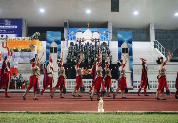 ภาพกิจกรรม  คณะวิทยาศาสตร์และเทคโนโลยี จัดโครงการส่งเสริมกีฬาสานสัมพันธ์ อนุรักษ์ ศิลปวัฒนธรรมและภูมิปัญญา กิจกรรมกีฬาสานสัมพันธ์ ปลาบึกเกมส์