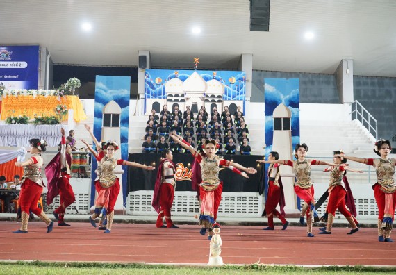 ภาพกิจกรรม  คณะวิทยาศาสตร์และเทคโนโลยี จัดโครงการส่งเสริมกีฬาสานสัมพันธ์ อนุรักษ์ ศิลปวัฒนธรรมและภูมิปัญญา กิจกรรมกีฬาสานสัมพันธ์ ปลาบึกเกมส์