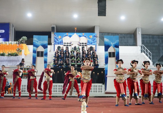 ภาพกิจกรรม  คณะวิทยาศาสตร์และเทคโนโลยี จัดโครงการส่งเสริมกีฬาสานสัมพันธ์ อนุรักษ์ ศิลปวัฒนธรรมและภูมิปัญญา กิจกรรมกีฬาสานสัมพันธ์ ปลาบึกเกมส์