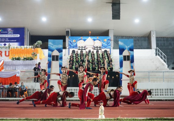 ภาพกิจกรรม  คณะวิทยาศาสตร์และเทคโนโลยี จัดโครงการส่งเสริมกีฬาสานสัมพันธ์ อนุรักษ์ ศิลปวัฒนธรรมและภูมิปัญญา กิจกรรมกีฬาสานสัมพันธ์ ปลาบึกเกมส์