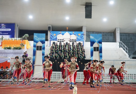 ภาพกิจกรรม  คณะวิทยาศาสตร์และเทคโนโลยี จัดโครงการส่งเสริมกีฬาสานสัมพันธ์ อนุรักษ์ ศิลปวัฒนธรรมและภูมิปัญญา กิจกรรมกีฬาสานสัมพันธ์ ปลาบึกเกมส์