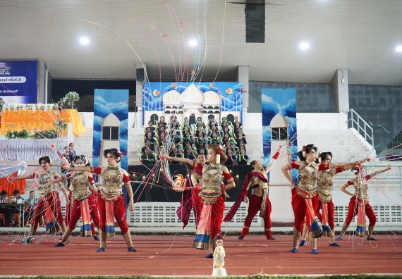 ภาพกิจกรรม  คณะวิทยาศาสตร์และเทคโนโลยี จัดโครงการส่งเสริมกีฬาสานสัมพันธ์ อนุรักษ์ ศิลปวัฒนธรรมและภูมิปัญญา กิจกรรมกีฬาสานสัมพันธ์ ปลาบึกเกมส์