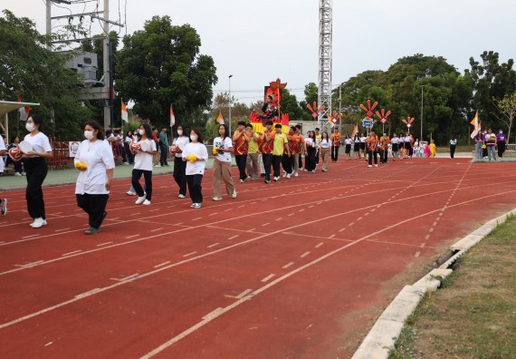 ภาพกิจกรรม  คณะวิทยาศาสตร์และเทคโนโลยี จัดโครงการส่งเสริมกีฬาสานสัมพันธ์ อนุรักษ์ ศิลปวัฒนธรรมและภูมิปัญญา กิจกรรมกีฬาสานสัมพันธ์ ปลาบึกเกมส์