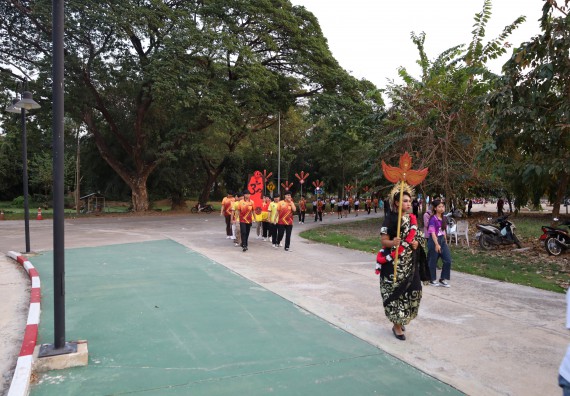 ภาพกิจกรรม  คณะวิทยาศาสตร์และเทคโนโลยี จัดโครงการส่งเสริมกีฬาสานสัมพันธ์ อนุรักษ์ ศิลปวัฒนธรรมและภูมิปัญญา กิจกรรมกีฬาสานสัมพันธ์ ปลาบึกเกมส์