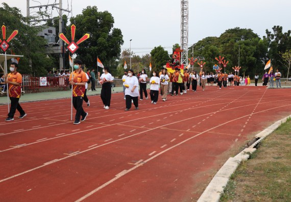 ภาพกิจกรรม  คณะวิทยาศาสตร์และเทคโนโลยี จัดโครงการส่งเสริมกีฬาสานสัมพันธ์ อนุรักษ์ ศิลปวัฒนธรรมและภูมิปัญญา กิจกรรมกีฬาสานสัมพันธ์ ปลาบึกเกมส์
