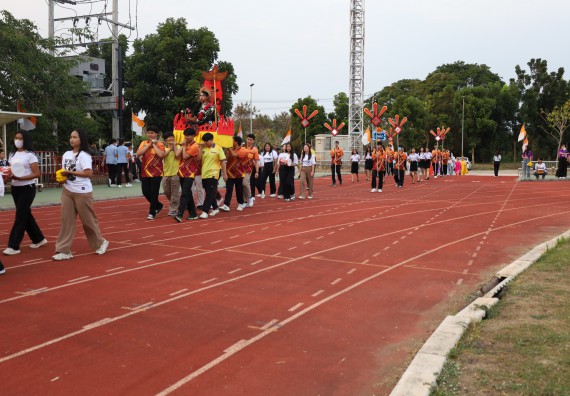 ภาพกิจกรรม  คณะวิทยาศาสตร์และเทคโนโลยี จัดโครงการส่งเสริมกีฬาสานสัมพันธ์ อนุรักษ์ ศิลปวัฒนธรรมและภูมิปัญญา กิจกรรมกีฬาสานสัมพันธ์ ปลาบึกเกมส์