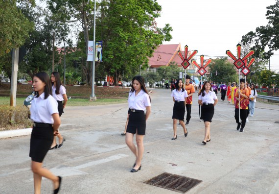 ภาพกิจกรรม  คณะวิทยาศาสตร์และเทคโนโลยี จัดโครงการส่งเสริมกีฬาสานสัมพันธ์ อนุรักษ์ ศิลปวัฒนธรรมและภูมิปัญญา กิจกรรมกีฬาสานสัมพันธ์ ปลาบึกเกมส์