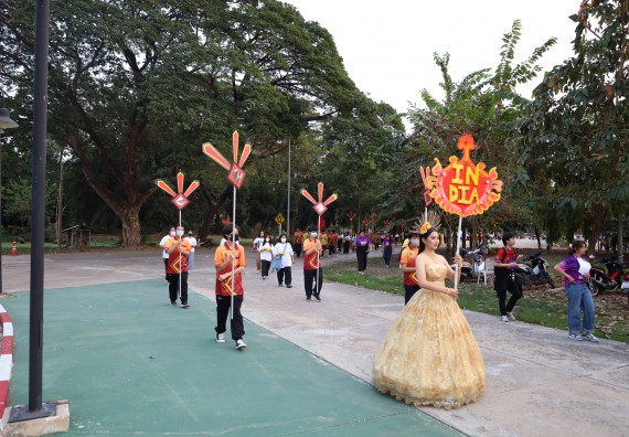 ภาพกิจกรรม  คณะวิทยาศาสตร์และเทคโนโลยี จัดโครงการส่งเสริมกีฬาสานสัมพันธ์ อนุรักษ์ ศิลปวัฒนธรรมและภูมิปัญญา กิจกรรมกีฬาสานสัมพันธ์ ปลาบึกเกมส์