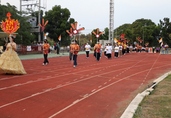 ภาพกิจกรรม  คณะวิทยาศาสตร์และเทคโนโลยี จัดโครงการส่งเสริมกีฬาสานสัมพันธ์ อนุรักษ์ ศิลปวัฒนธรรมและภูมิปัญญา กิจกรรมกีฬาสานสัมพันธ์ ปลาบึกเกมส์
