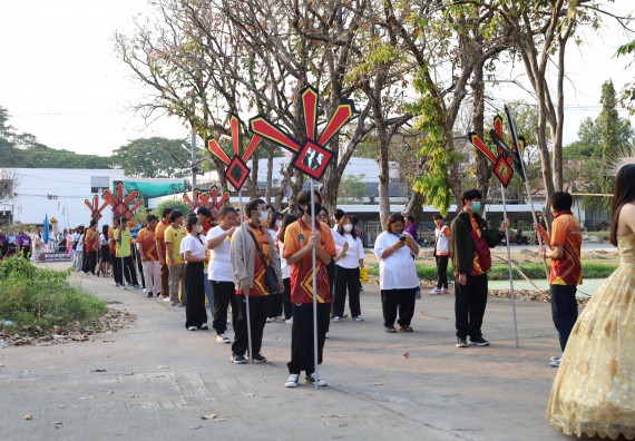 ภาพกิจกรรม  คณะวิทยาศาสตร์และเทคโนโลยี จัดโครงการส่งเสริมกีฬาสานสัมพันธ์ อนุรักษ์ ศิลปวัฒนธรรมและภูมิปัญญา กิจกรรมกีฬาสานสัมพันธ์ ปลาบึกเกมส์