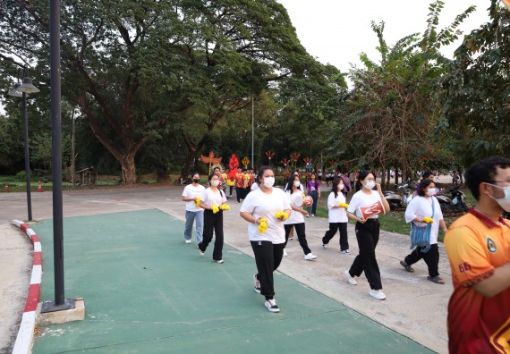 ภาพกิจกรรม  คณะวิทยาศาสตร์และเทคโนโลยี จัดโครงการส่งเสริมกีฬาสานสัมพันธ์ อนุรักษ์ ศิลปวัฒนธรรมและภูมิปัญญา กิจกรรมกีฬาสานสัมพันธ์ ปลาบึกเกมส์